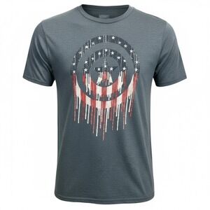 Marvel Men's Captain America Shield Graphic T-Shirt Size‎ M Distressed